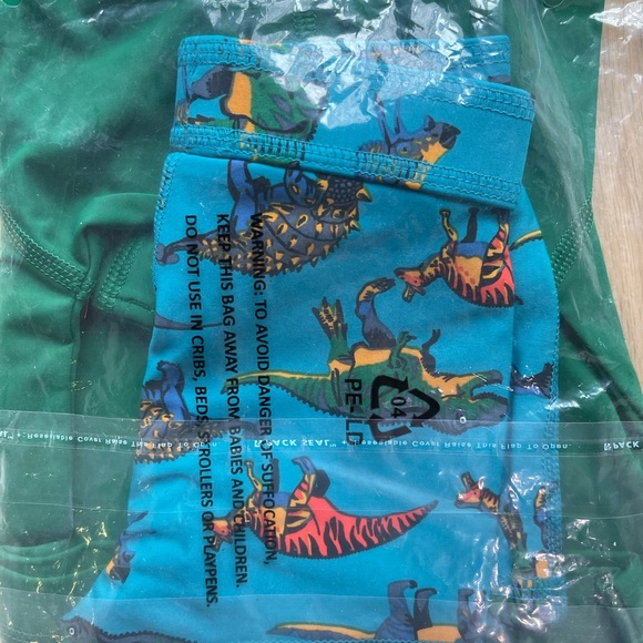 Hanna Andersson Swim Nwt Hanna Andersson Swim Set Green Rashguard